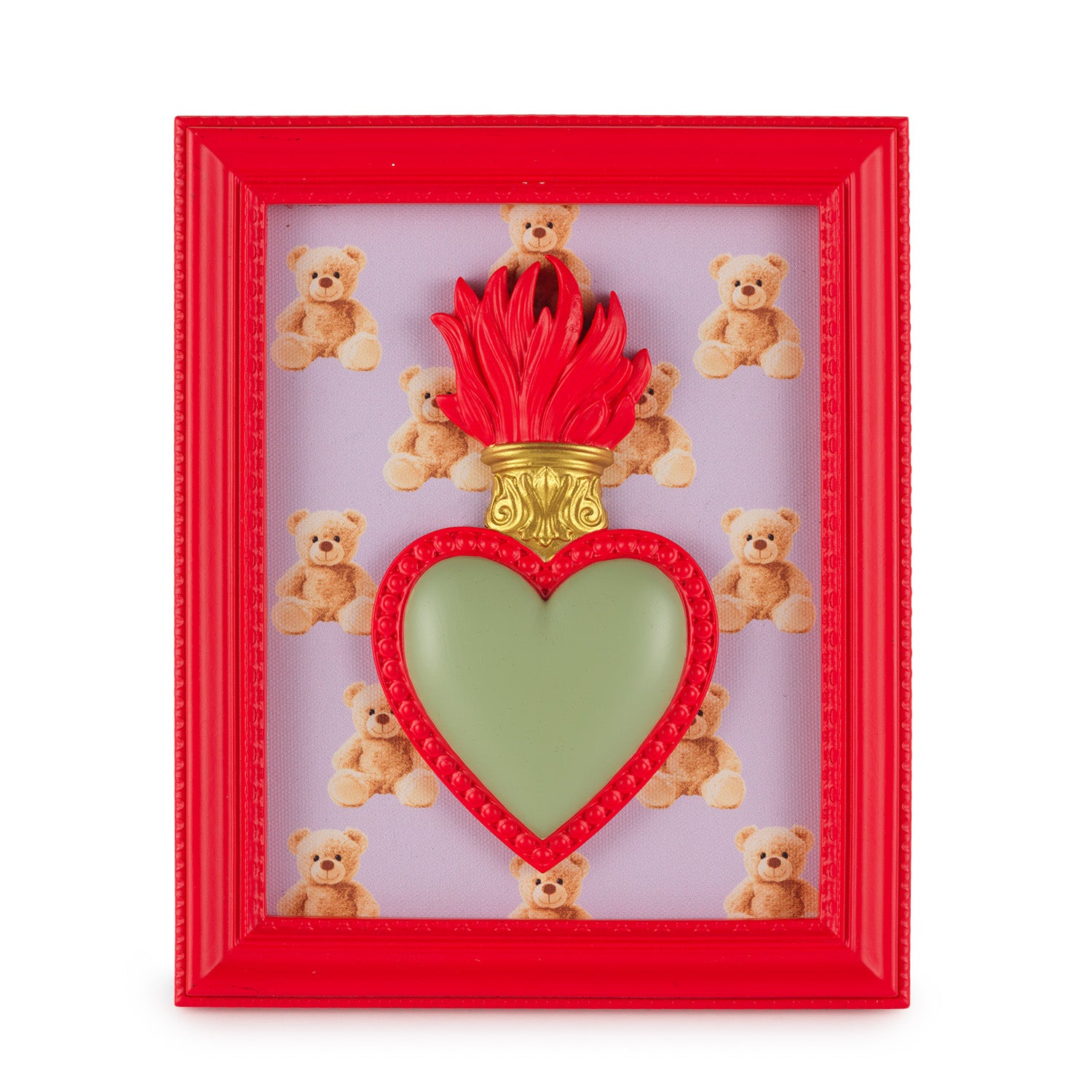 Cornice con Cuore Sacro da Appoggio o da Appendere Ton Coeur Collection 18x22 cm.