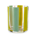 Set 6 Bicchieri in Vetro Dipinti a Mano Good Vibes Collection 310 ml.