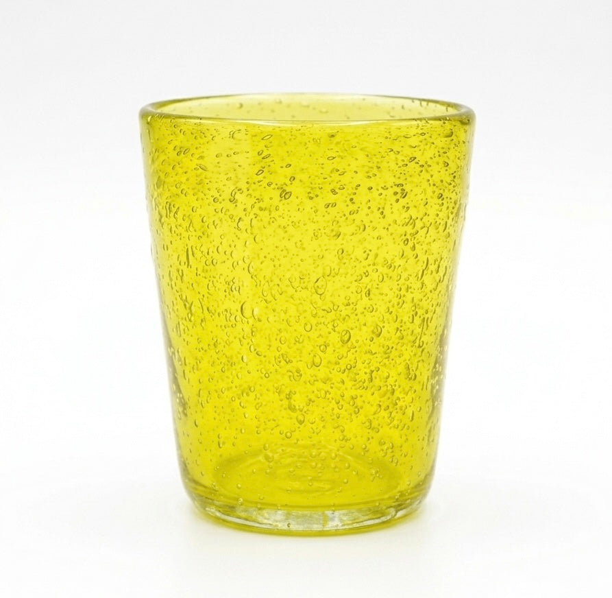 Henriette Bicchiere in Vetro Soffiato Colorato Magma 260 ml.