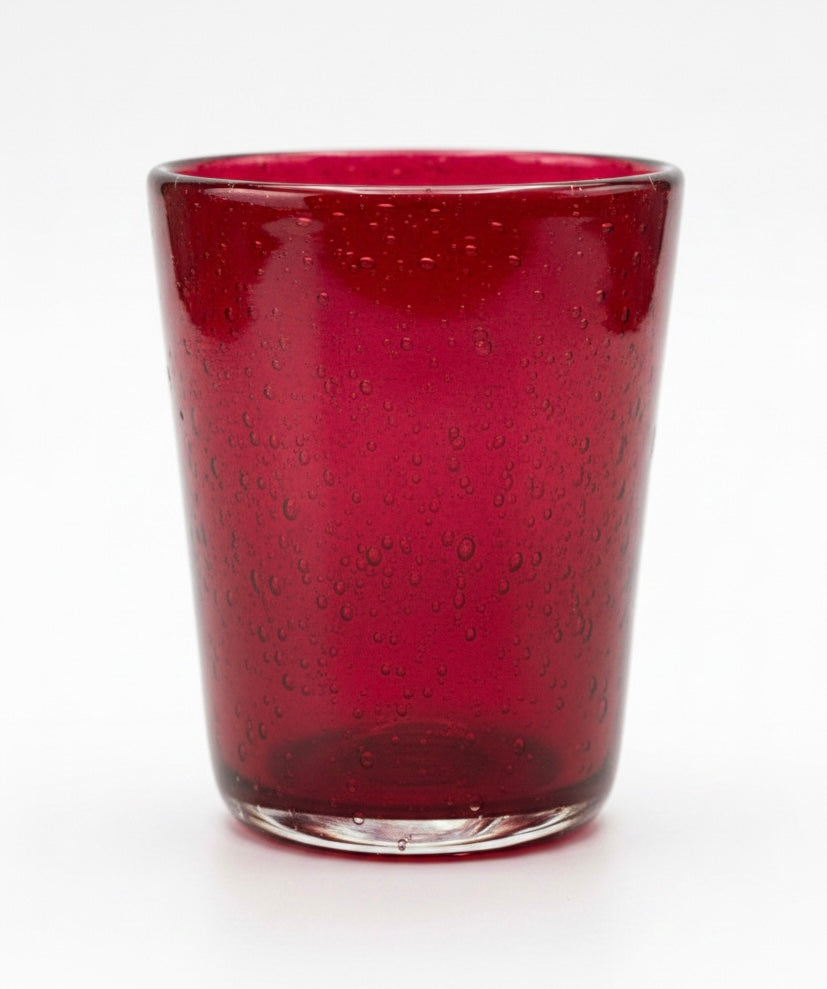 Henriette Bicchiere in Vetro Soffiato Colorato Magma 260 ml.