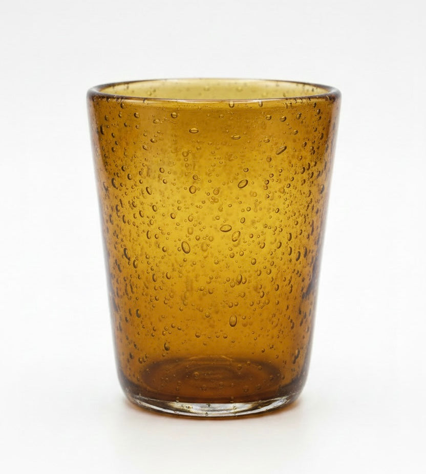 Henriette Bicchiere in Vetro Soffiato Colorato Magma 260 ml.