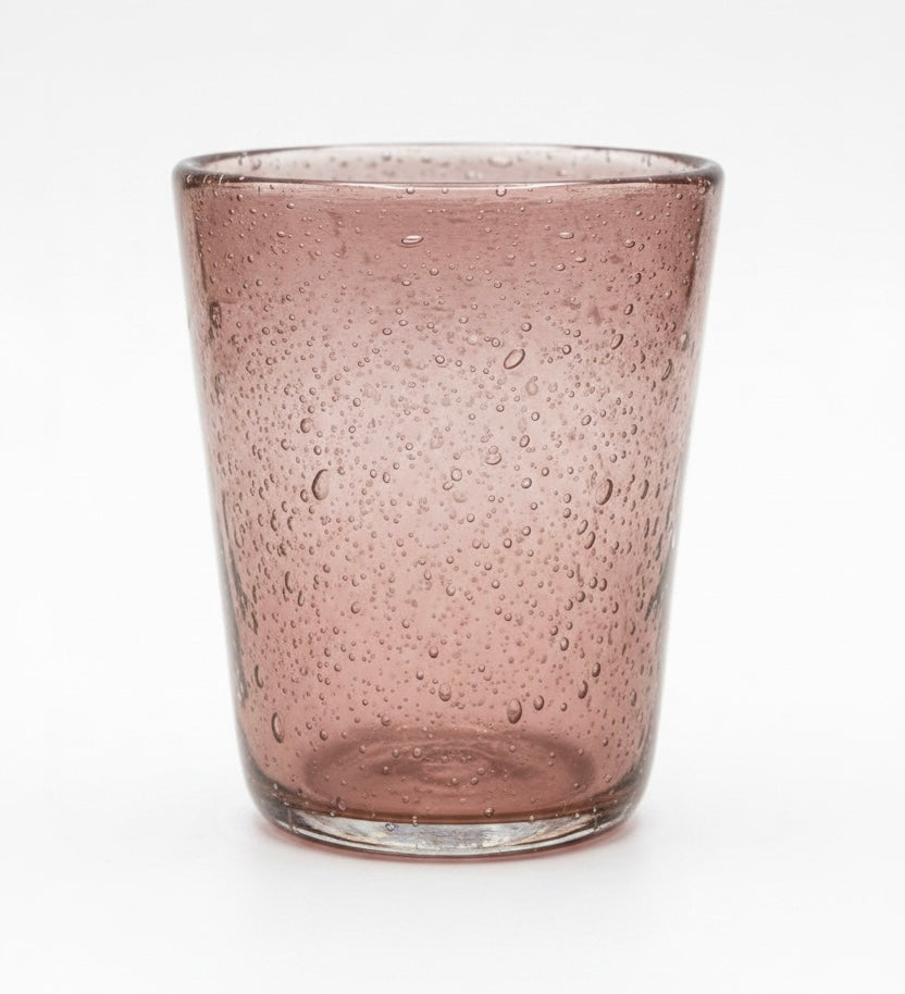 Henriette Bicchiere in Vetro Soffiato Colorato Magma 260 ml.