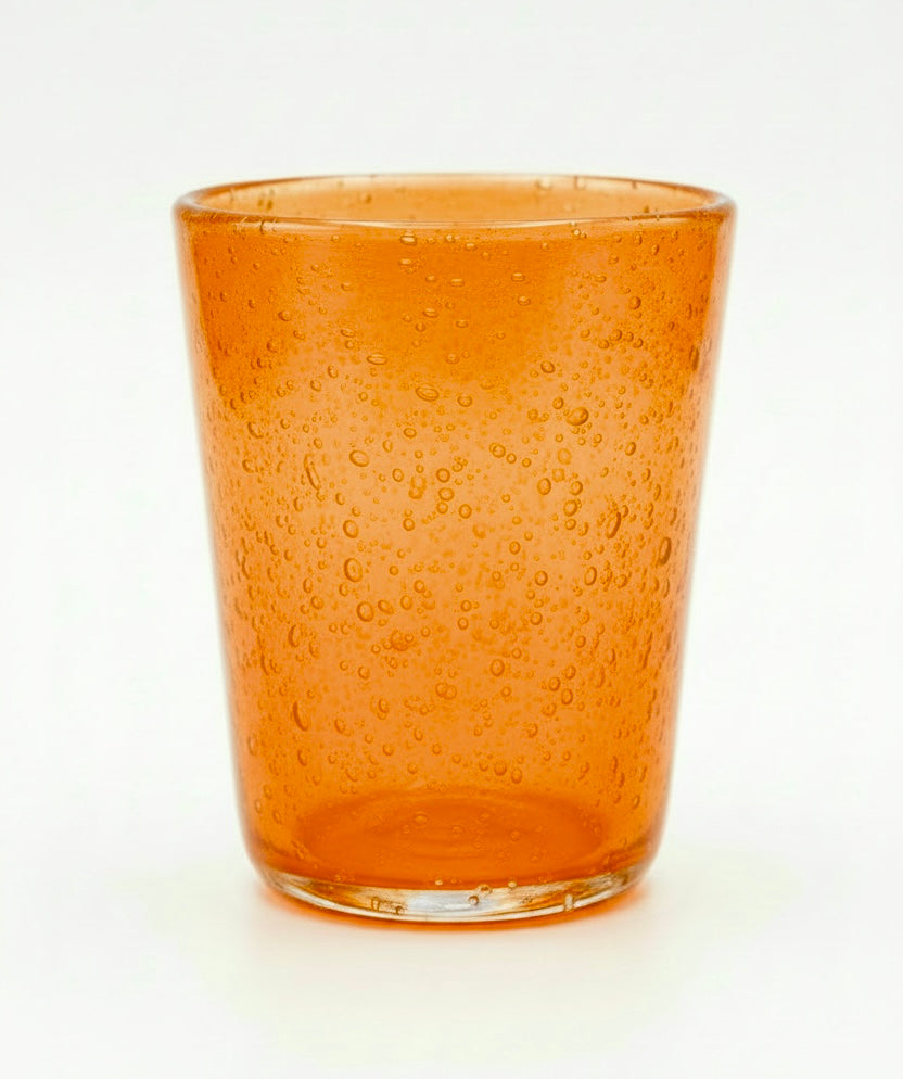 Henriette Bicchiere in Vetro Soffiato Colorato Magma 260 ml.