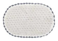 Blanc MariClò Tappeto Ovale My Soft Dream Collection in Cotone con Bordo Crochet Panna 55x85 cm.