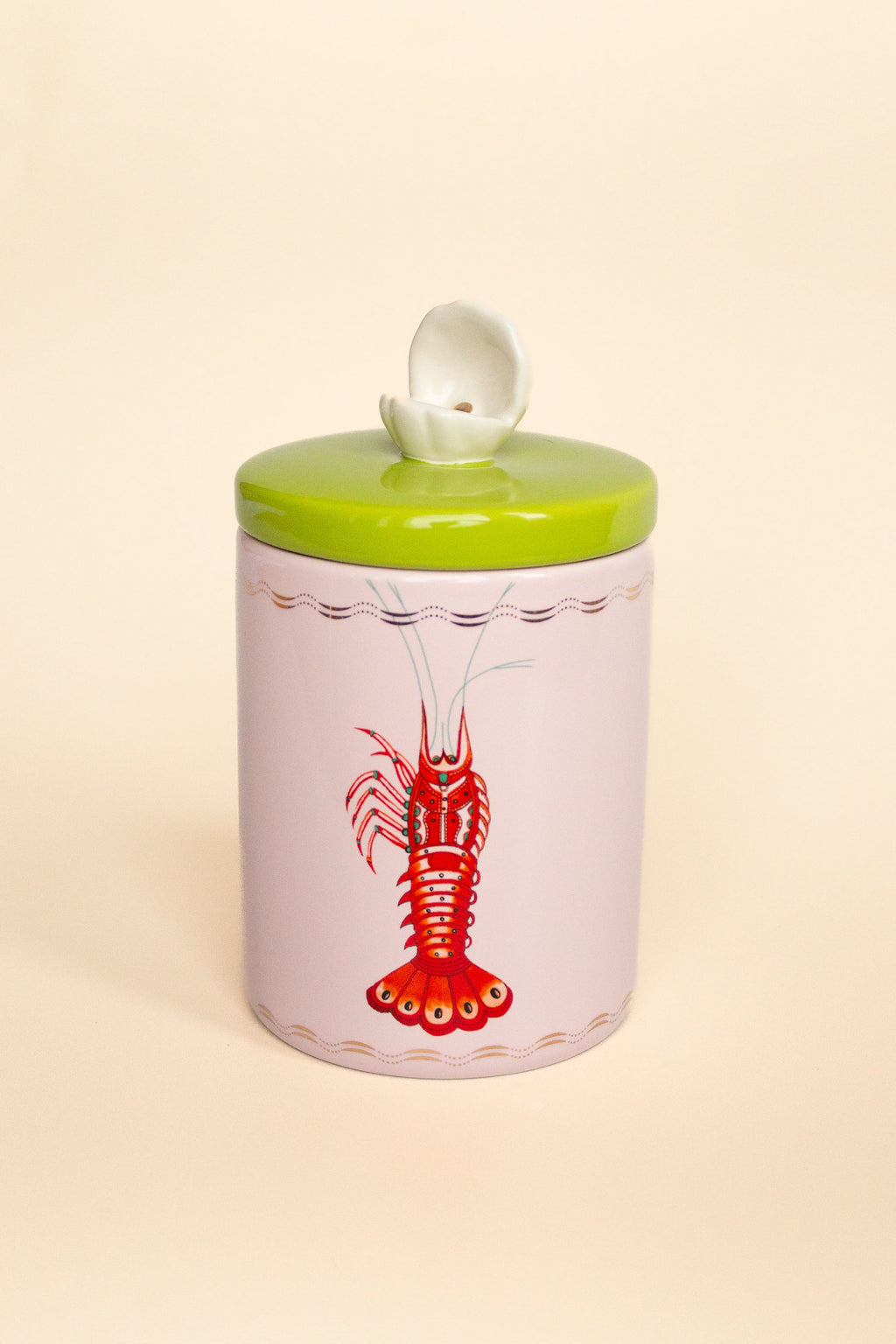 Medium Lobster Storage Jar Yvonne Ellen 17x10 cm.