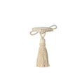 Blanc MariClò Nappa Fermatenda L'Arte di Nacchi Cotone Avorio H. 18,5 cm. Corda 53 cm.