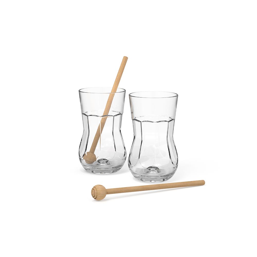 Cookut MOJO I Migliori Bicchieri da Mojito - Set di 2 con Pestelli