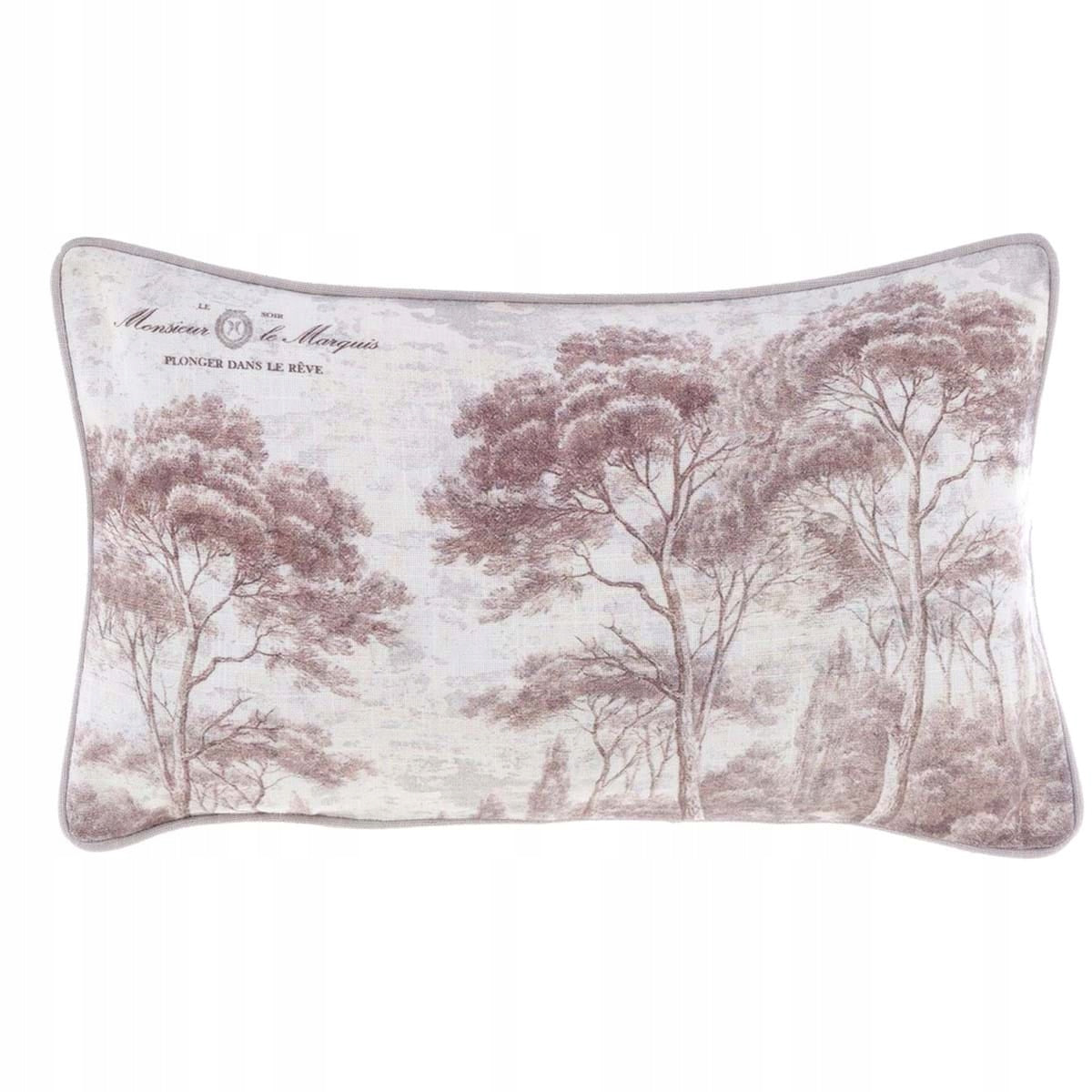 Blanc MariClò Cuscino Rettangolare Le Reve Collection in Poliestere Rosa Antico 30x50 cm.