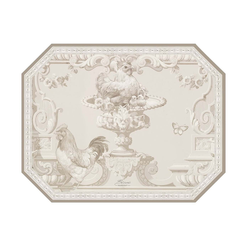 Blanc MariClò Tovaglietta in Vinile Coco' Collection Stile Provenzale 32x45 cm.