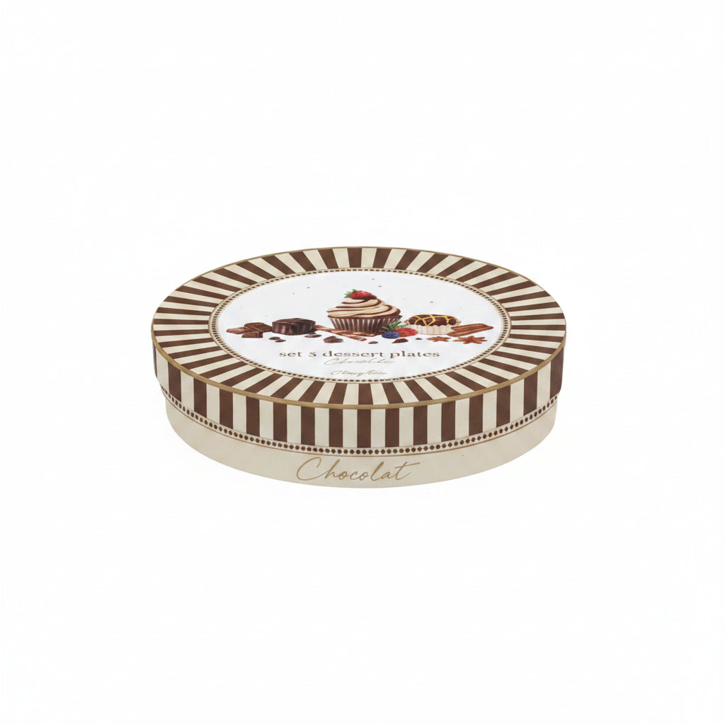 Easy Life Set 4 Piatti Dessert Sweet Moments Porcellana Fine D 19 cm.