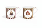 Easy Life Set 2 Mug Sweet Moments Porcellana Fine 300 ml.