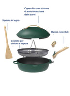 Cookut La Favolosa Padella 8 in 1 Cookut Collection Verde