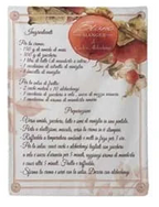 Blanc MariClò Canovaccio in Cotone Persimmon Collection Ricetta d'Autunno 50x70 cm.