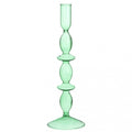 Blanc MariClò Porta Candela Alto in Vetro Verde Alcina Collection H. 31,70 cm.