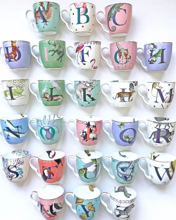 Tazza Mug Yvonne Ellen Alphabet Collection 9,7x13,5 cm.