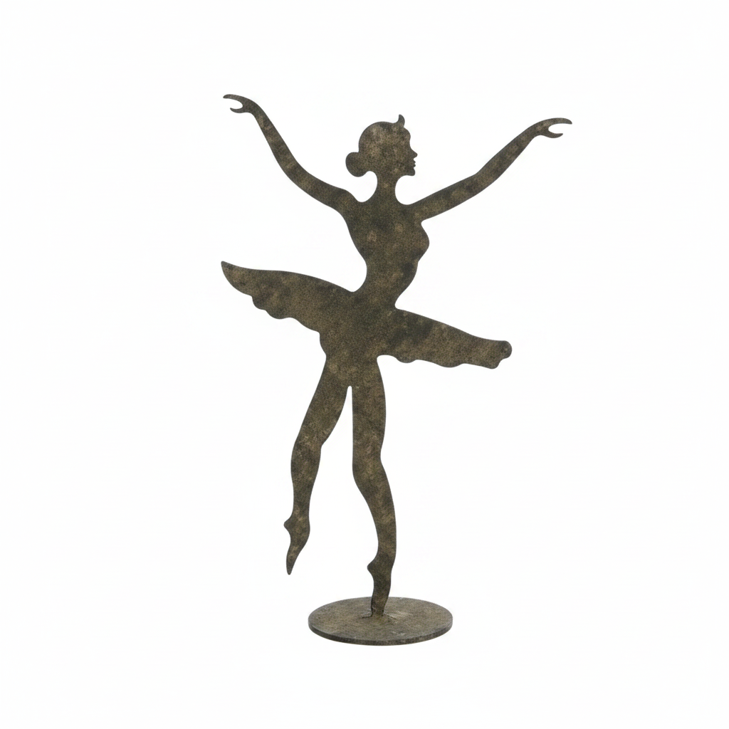 Decorazione in Ferro Ballerina Giardino Segreto Collection 21 cm.