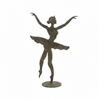 Decorazione in Ferro Ballerina Giardino Segreto Collection 21 cm.