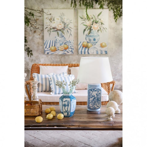 Base Lume con Paralume Chinoiserie Collection (E24)