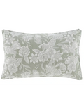 Blanc MariClò Set 2 Copriguanciali Lady Collection in Cotone e Poliestere Verde Floreale 50x80 cm.