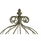 Blanc MariClò Carretto Decorativo Porta Piante Giardino Segreto Collection in Metallo 109,5x193,5x55 cm.