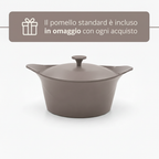 Casseruola mauve-grigio