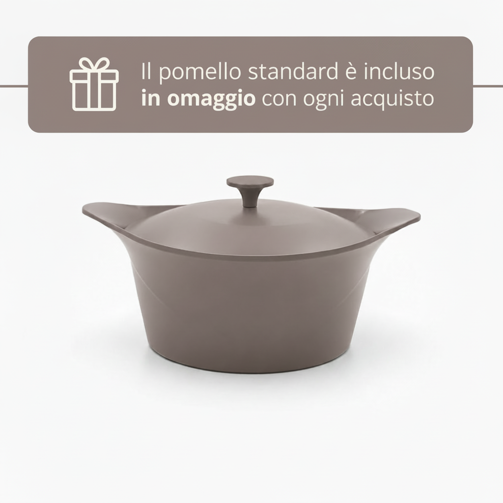 Casseruola mauve-grigio
