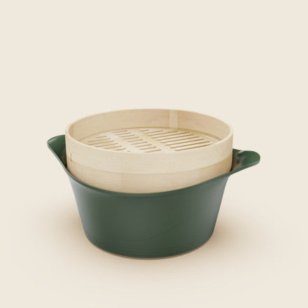 Cookut Cestello per Vapore in Bambù per Casseruola 24 cm.