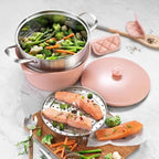 Cookut Cestello per Cottura a Vapore in Acciaio Inox per Casseruola 24 cm.