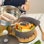 Cookut Cestello per Cottura a Vapore in Acciaio Inox per Casseruola 24 cm.