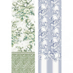 Blanc MariClò Completo Letto Elisa Collection in Cotone Blu 245x300 cm.