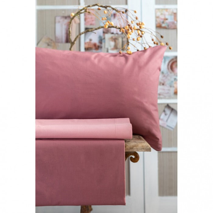 Blanc MariClò Completo Letto 2 Piazze Tuscany Collection in 100% Cotone Cipria 245x300 cm.