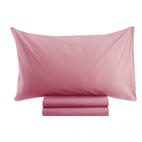 Blanc MariClò Completo Letto 2 Piazze Tuscany Collection in 100% Cotone Rosa 245x300 cm.
