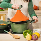 Cookut Coperchio Tajin per Casseruole 24 e 28 cm. in Ceramica Terracotta