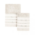Coppia Asciugamani Sarah Collection 40x60 + 60x110 cm. Panna