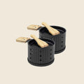 Cookut LUMI Coppia di Griglie per Raclette a Candela - Set 2 persone