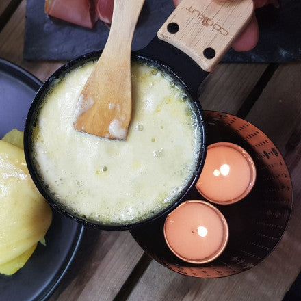 Cookut LUMI Coppia di Griglie per Raclette a Candela - Set 2 persone