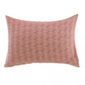 Blanc MariClò Copriguanciale Singolo Mosaico Collection in Cotone Jacquard Rosa 50x80 cm.
