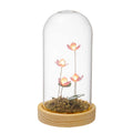 Palais Royal Cupola in Vetro con Fiori di Loto e Luce LED 17 cm.