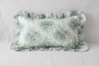 Cuscino English Rose Collection imbottito con Frill
