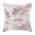 Blanc MariClò Cuscino Quadrato Le Reve Collection in Poliestere Rosa Antico 50x50 cm.