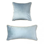 Blanc MariClò Cuscino Velluto Soffice Collection in Poliestere Azzurro
