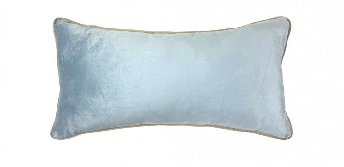 Blanc MariClò Cuscino Velluto Soffice Collection in Poliestere Azzurro