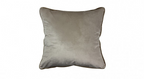 Blanc MariClò Cuscino Velluto Soffice Collection in Poliestere Beige