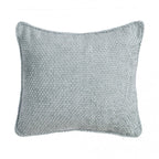Blanc MariClò Cuscino Morbido Sonno Collection in Ciniglia Verde Chiaro con Piping 45x45 cm.