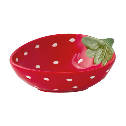 Ciotola Fragola in Porcellana Jardin de Fraises Collection 15x12,5 cm.