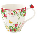 Tazza Mug in Porcellana Jardin de Fraises Collection 350 ml.