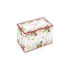 Set 2 Calici Decorati in Vetro Jardin de Fraises Collection 450 ml.