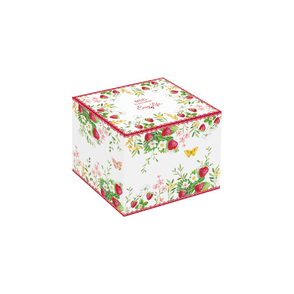 Zuccheriera in Porcellana Jardin de Fraises Collection 200 ml.