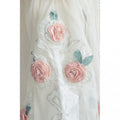 Blanc MariClò Embrasse Artigianale con Rose e Trina 10x55 cm.