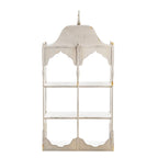 Blanc MariClò Etagere da Parete Leonor Collection in Metallo 55x109x19 cm.
